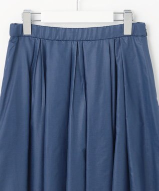 自由区 【洗える・XSサイズあり】シアーシャイニー スカート ダルブルー系