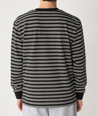 OP／FILA 【Kappa】ウェルネスクラブボーダーロンT ブラック