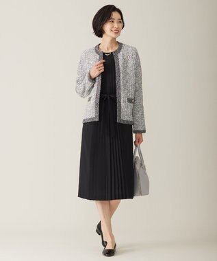 J.PRESS LADIES 【WEB限定カラーあり・ショルダー付き】purse バッグ ライトグレー系