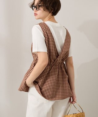 AMERICAN HOLIC 【前後2way】アソートペプラムベスト Check