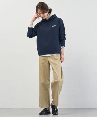 J.PRESS LADIES L 【WEB限定カラーあり】ハイパワーデニムツイル ワイドパンツ 【WEB限定】ベージュ系