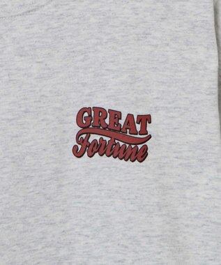 WEGO 【ユニセックス着用ITEM】ユニークモチーフBIGロンT グレー