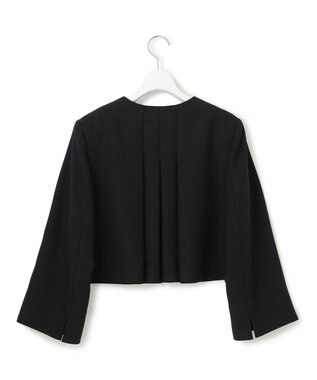 23区 S 【APPLAUDIR】バックサテンジョーゼット ジャケット ブラック系