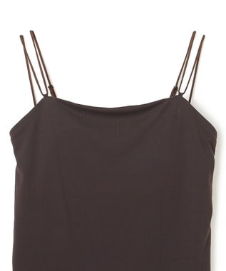 UNFILO L ラッシュガード カップ付き キャミソール チャコールブラウン