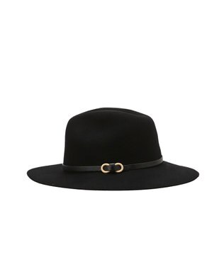 DAKS 【DAKS GOLF】ウールフェドラハット ブラック
