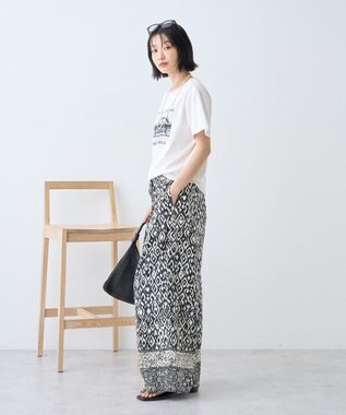 AMERICAN HOLIC フォト&レタリングプリントTシャツ Off White