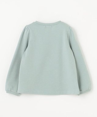 ANY KIDS 裏シャギーミラクルスパンコールトレーナー ミント（雪だるま×ウサギ）