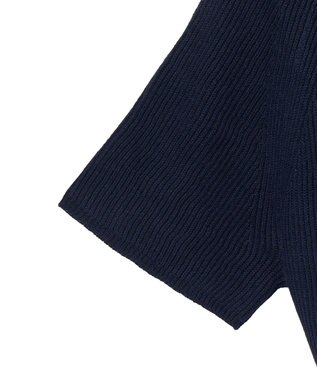 JOSEPH 【洗える】リネンブレンド　ショートスリーブニット Navy
