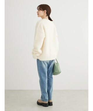 Green Parks ■ＡＪＵＧＡ．×ＧＰ　シャギーニットカーディガン Off White