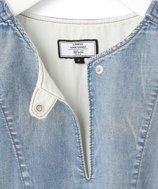J.PRESS YORK STREET 【WOMEN】ダンガリーデニム ブラウス ダルブルー系