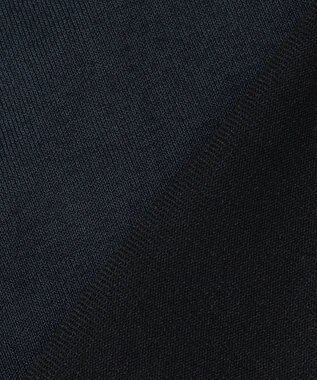 GOTAIRIKU 綿とポリのいいとこどり【洗濯機可】テーラード DRESS BIZ ニットTシャツ ネイビー系