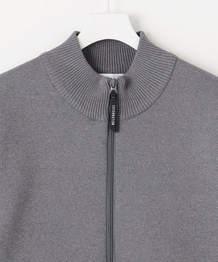 23区GOLF 【23Fondation/MEN】ハイブリッド ニットアウター ライトグレー系