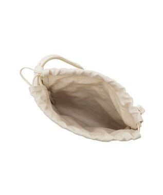 genten サスカットバスケット ショルダーバッグ シロ