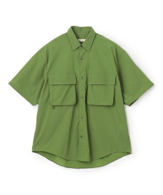 UNFILO MENS Light Move ポケットシャツ [24年春夏商品] ライトグリーン