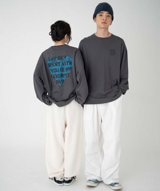 WEGO 【ユニセックス着用ITEM/MLサイズ展開】アソートグラフィックT（LS） 柄8