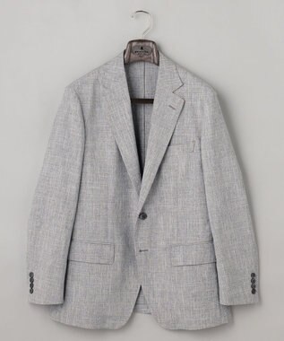 GOTAIRIKU 新クオリティ/KINGサイズ追加【洗える/シワになりにくい】タイワンタフタ  擬麻ジャケット ライトグレー系