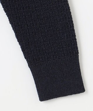 J.PRESS LADIES L 【洗える】DAILY TWEED ニット アウター ネイビー系