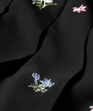 Paul Smith フラワーエンブロイダリー スカート ブラック