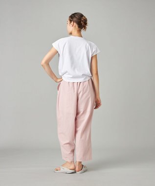 Chacott マイクロドットワイドパンツ ピンク