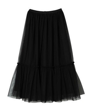 AMERICAN HOLIC ティアードチュールスカート Black