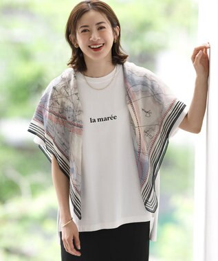 23区 【先行予約】la maree オーバーサイズ ロゴ Tシャツ