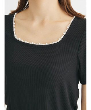 Green Parks ・ＳＵＧＡＲ　ＳＰＯＯＮ　パールスクエアプルオーバー Black