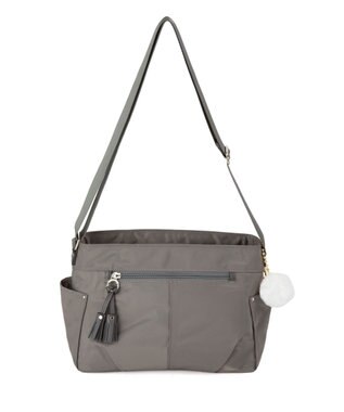 ACE BAGS & LUGGAGE kanana project collection タッセル-e ショルダーバッグ 横 68872 【NEW】グレー
