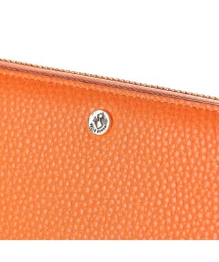 PELLE BORSA L字ファスナー長財布 Mano Good マーノグッズ 4721 オレンジ