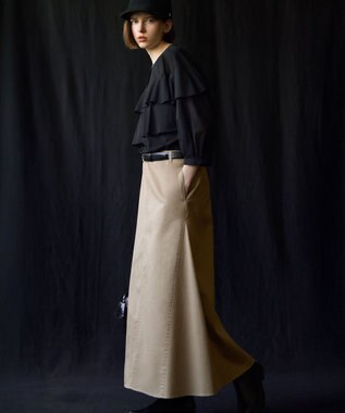 23区 【見上愛さん着用/生活防水】リブニット ブーツ ブラック系