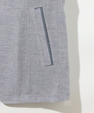 JOSEPH ABBOUD 【JAPANファブリック/清涼/軽量】 クールコードレーン ブルゾン パープル系