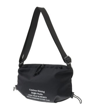 CRAFT STANDARD BOUTIQUE 撥水ロゴプリントショルダー Black