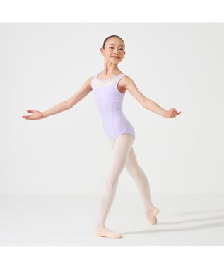 Chacott ノースリーブレオタード ラベンダー