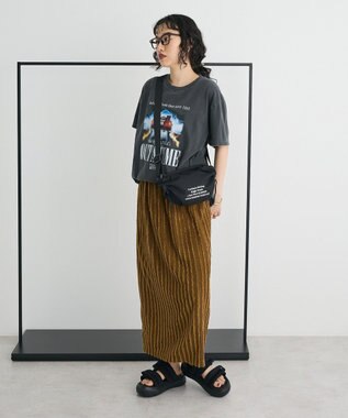 CRAFT STANDARD BOUTIQUE 撥水ロゴプリントショルダー Black