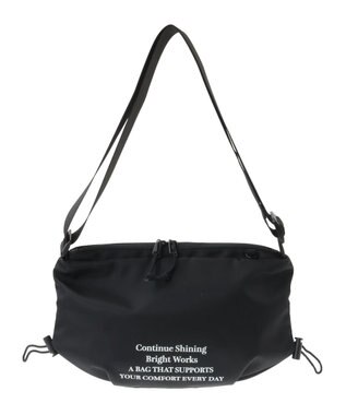 CRAFT STANDARD BOUTIQUE 撥水ロゴプリントショルダー Black