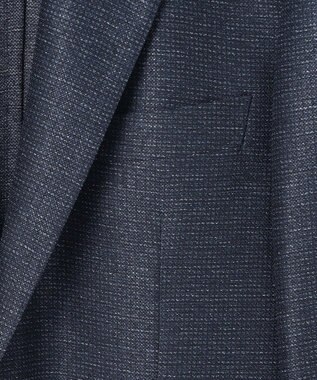 GOTAIRIKU 新素材セットアップ【通気性抜群/洗える/シワになりにくい】カラミプリントストレッチセットアップ ジャケット ネイビー系8