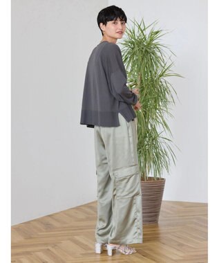 AMERICAN HOLIC ＵＶカットショートニットカーディガン Charcoal Gray