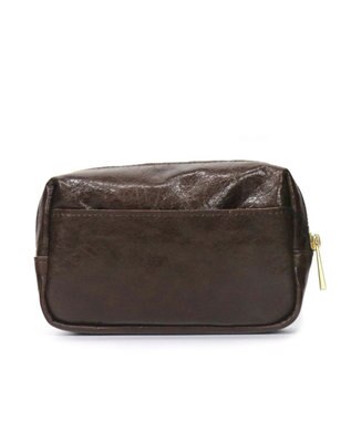 Regalo Felice 【しっかり大容量 / スマホも入る / 日本製】ポーチ / REGALO BR(ブラウン)