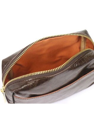 Regalo Felice 【しっかり大容量 / スマホも入る / 日本製】ポーチ / REGALO BR(ブラウン)