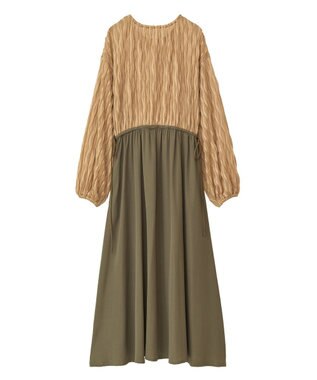 Green Parks ■ＥＳＣＡＲ　ハイブリットフレアワンピース Beige