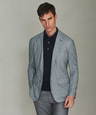 GOTAIRIKU 毎日の仕事着に【洗濯機可】テーラード DRESS BIZ ニットポロ ネイビー系