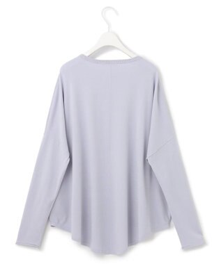 ICB 【WEB限定カラーあり・洗える】ヴィスコースワイド プルオーバー ライラックグレー系