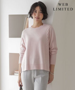 J.PRESS LADIES 【WEB限定カラーあり】CAT クルーネック ニット