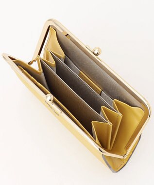 airlist がま口財布 LUNA Metallic ルナメタリック ＜イエロー＞ イエロー