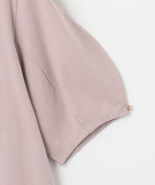 ANY SIS 【汗ジミ防止・UVケア】アーモンドスリーブ カットソー ローズグレー