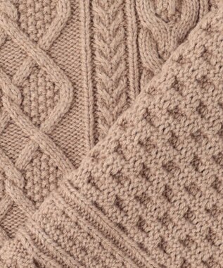 J.PRESS YORK STREET 【UNISEX】アランケーブルニット ベージュ系