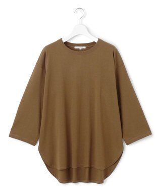 23区 L 【SLOW/一部店舗限定】MVSコットン チュニック シンプルTEE カーキ系