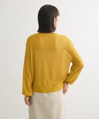 Green Parks ラメシアーリブニットプルオーバー Light Green