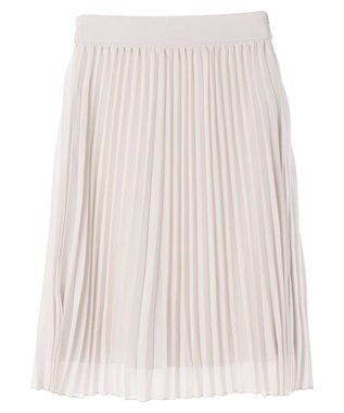 earth music&ecology すきな丈シフォンプリーツスカート Ivory