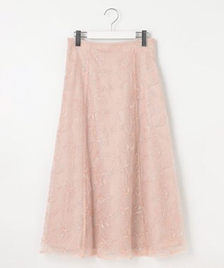 Feroux フレアレース スカート ピンク系