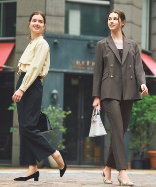 ANY SIS 【22.5～24.5cm】ビット付き パンプス グレージュ